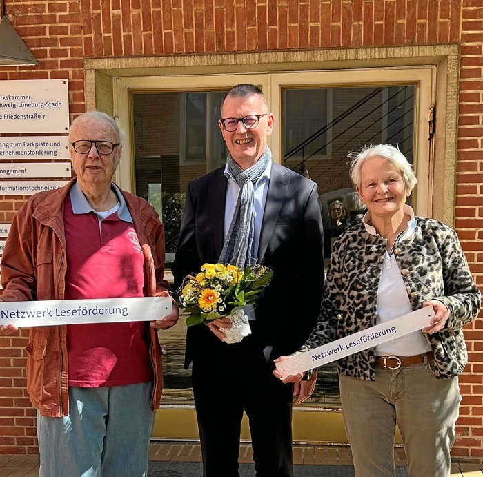 Jörg-Erich Scheunemann, Thorsten Schulze und Marianne Braucks-Rochlitz. Foto: privat